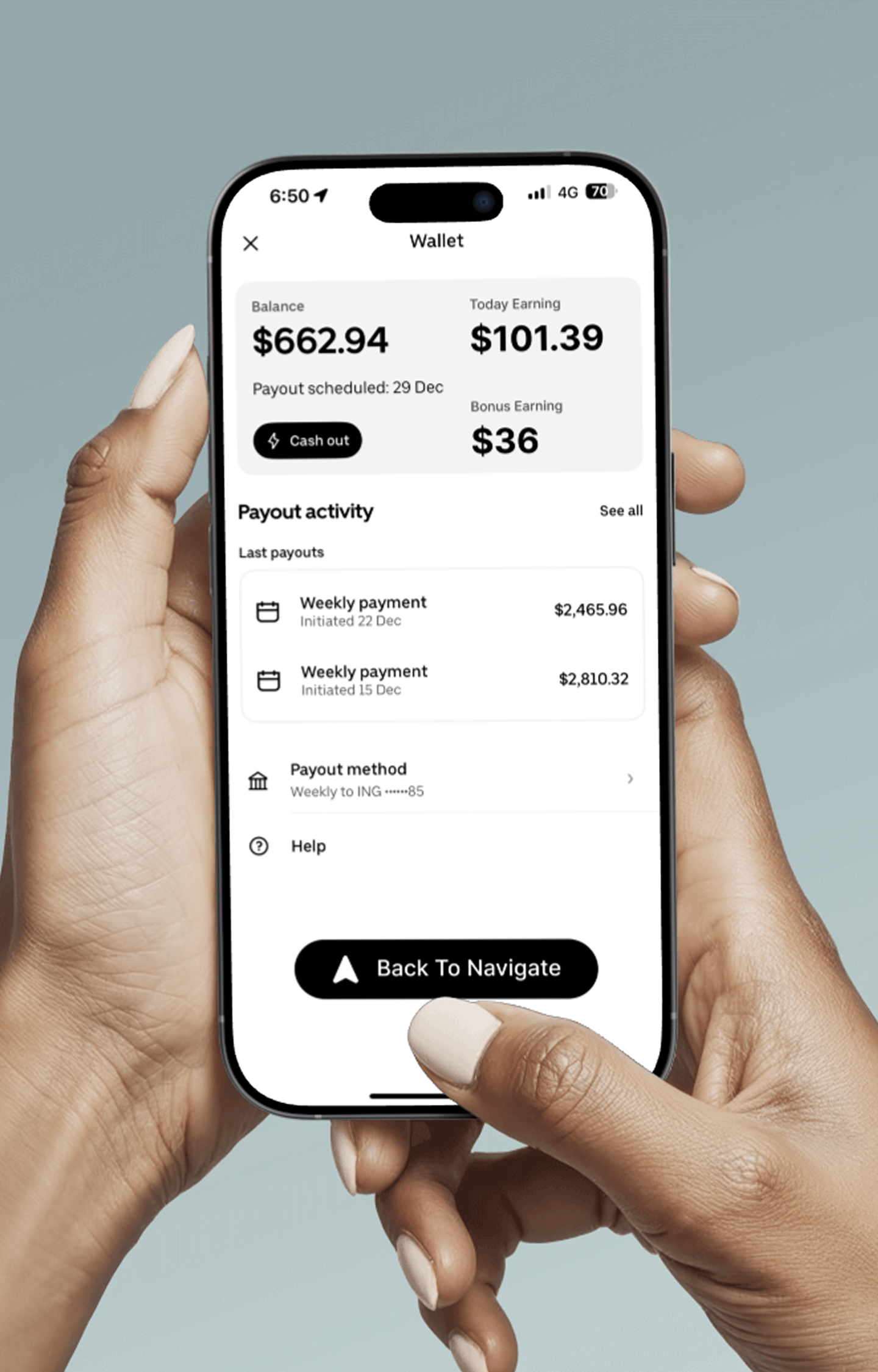 Solution - Wallet screen redesign